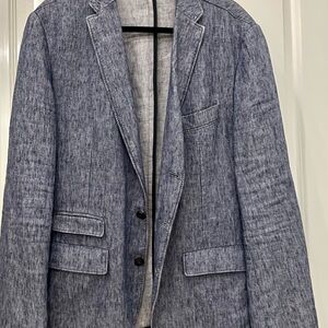 Hugo Boss Pure Linen Gray Blazer